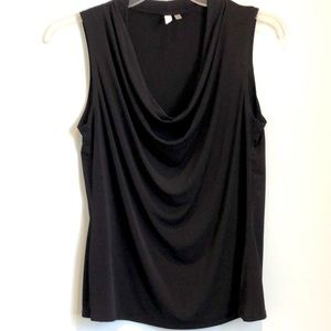 NY sleeveless tunic. Dark black. Very pretty! Great condition!